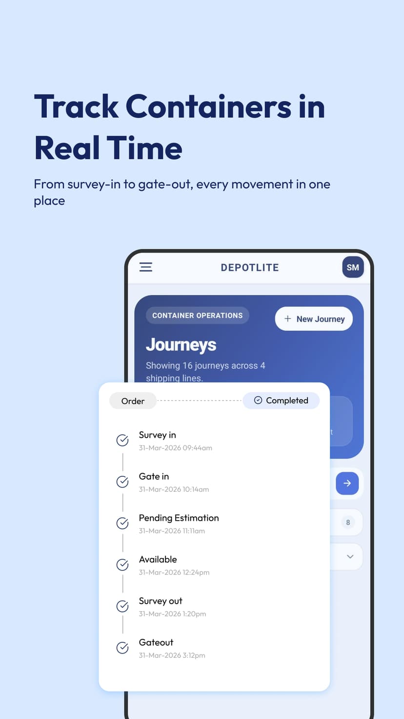 Track Containers in Real Time